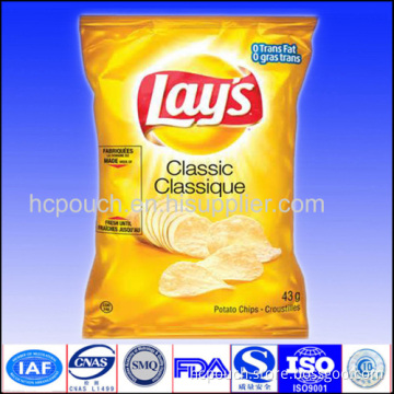 Stand Up Laminated Potato Chips Bag 